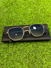 Carregar imagem no visualizador da galeria, Óculos de sol Miami hexagonal Lente Azul