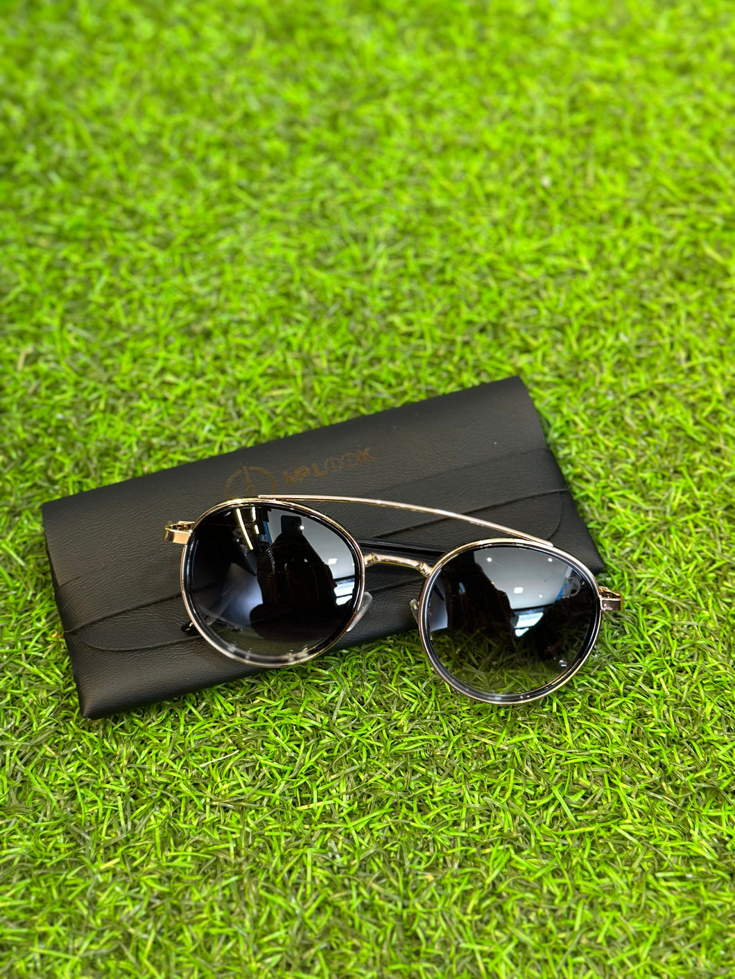 Óculos de sol Qatar rosê lente preta