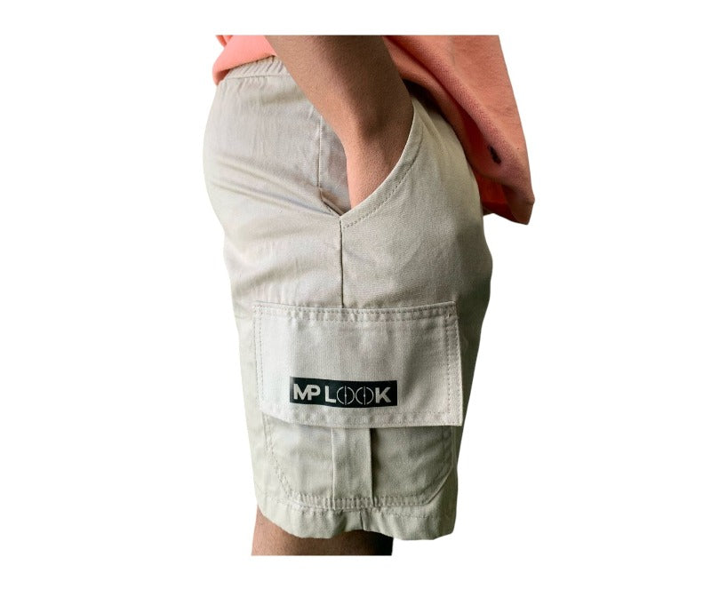 Short Cargo Bege