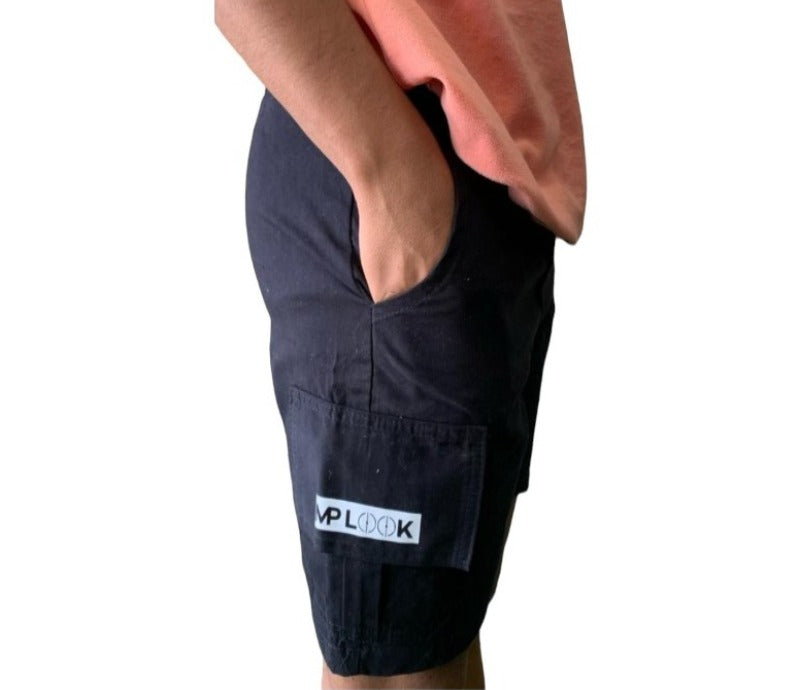 Short Cargo Preto